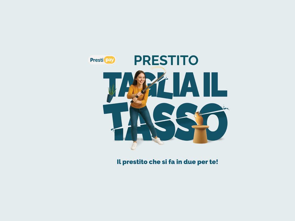 Al via la nuova promozione "Taglia il Tasso" di Prestipay ! 